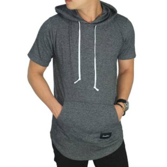 kaos longline hoodie