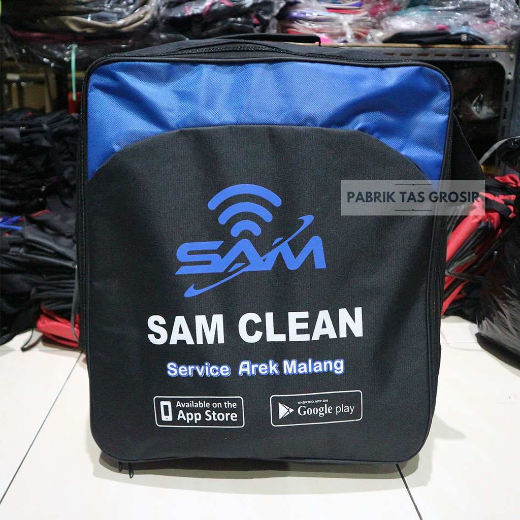 Grosir Tas Go Clean Raker Malang SAM CLEAN Ransel Punggung Pria Instansi Swasta Distro Formal Murah