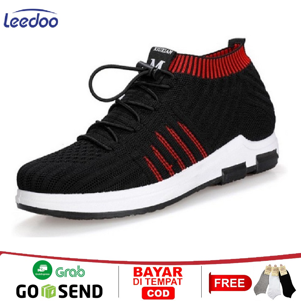 Leedoo Sepatu  Pria  Sneakers Import  Casual Sepatu  Running 