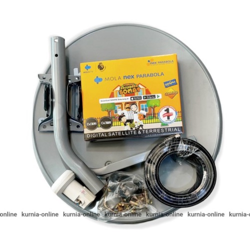 Unik Parabola mini odu 45cm kuband paket receiver nex parabola Diskon