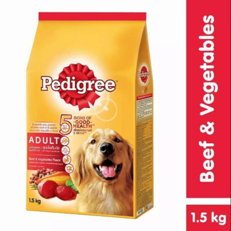 Pedigree Adult Beef And Vegetable 1,5kg / Dog Food Pedigree Beef 1.5kg