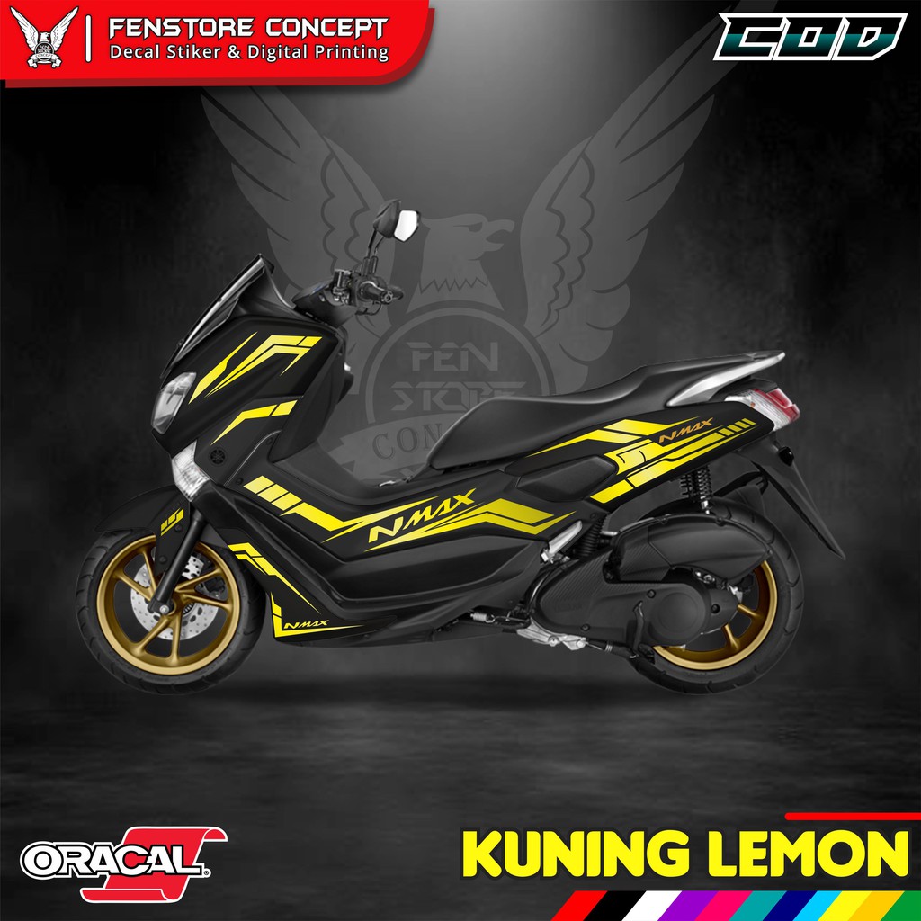 Aksesoris Motor Nmax Cutting Sticker Nmax Stiker Motor Nmax Striping Nmax 2019 All Nmax - NMxB17