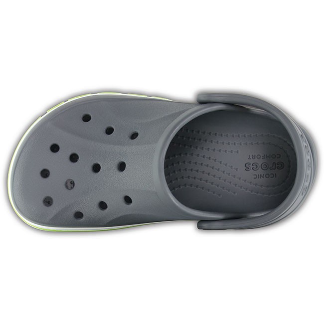 Sandal Crocs Baya Clog Kids / Sandal Anak / Sandal Anti Licin / Baya Clog - Gray - 205100-025