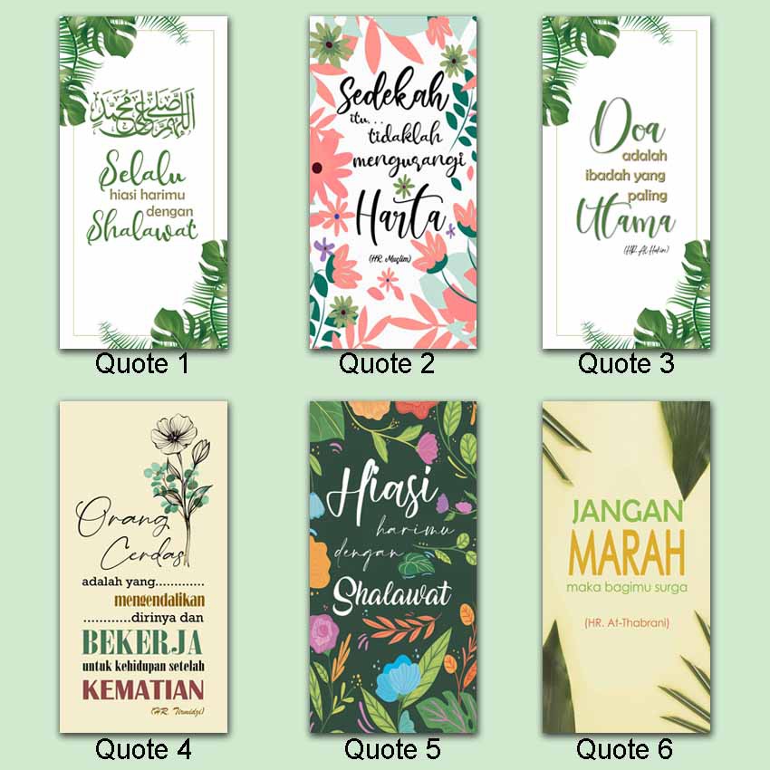 PAJANGAN DINDING - QUOTE / KUOTE / KATA BIJAK / KATA MUTIARA