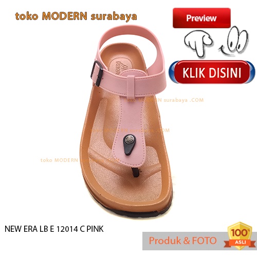 Sandal wanita casual sandal jepit karet murah NEW ERA LB E 12014 C