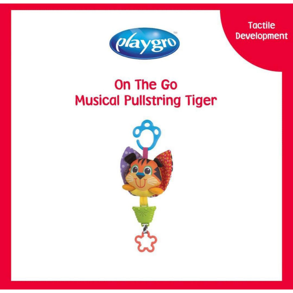 Playgro Musical Pullstring Tiger