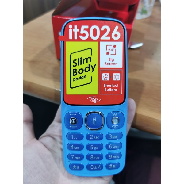 Itel it 5026 dual sim feature phone candy bar baterai kapasitas besar garansi resmi