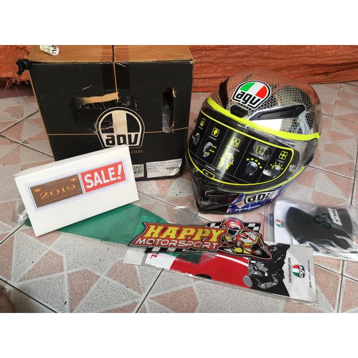 IMLEK SALE HELM FULLFACE AGV CORSA MUGELLO MIRROR 2015 EURO FIT ML