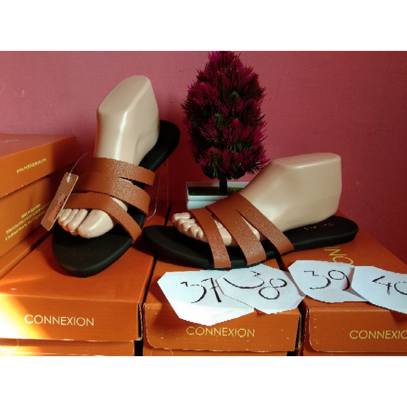 Sandal connexion flat