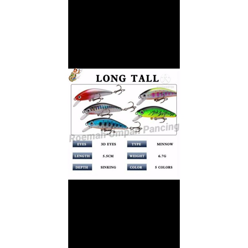 Umpan Minnow lure 5.5cm-6.7g