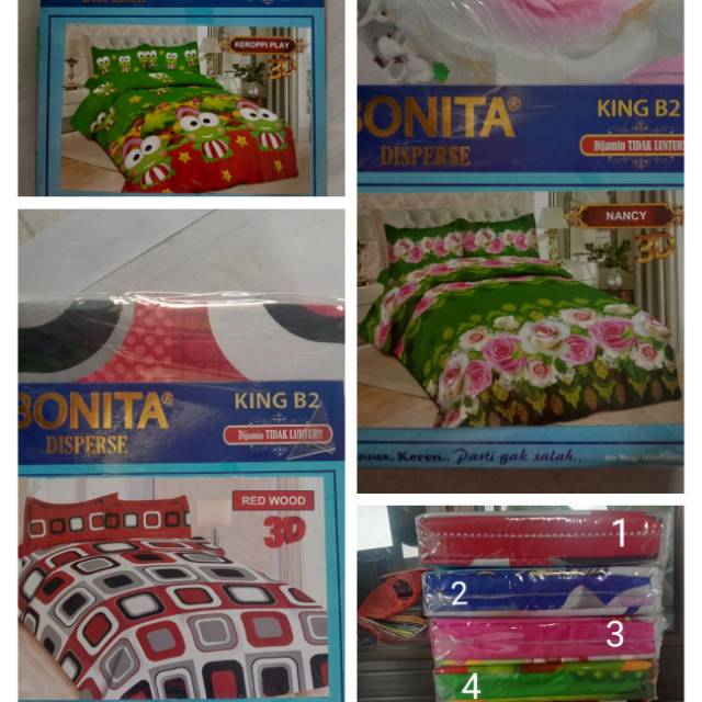 Sprei BONITA motif karakter