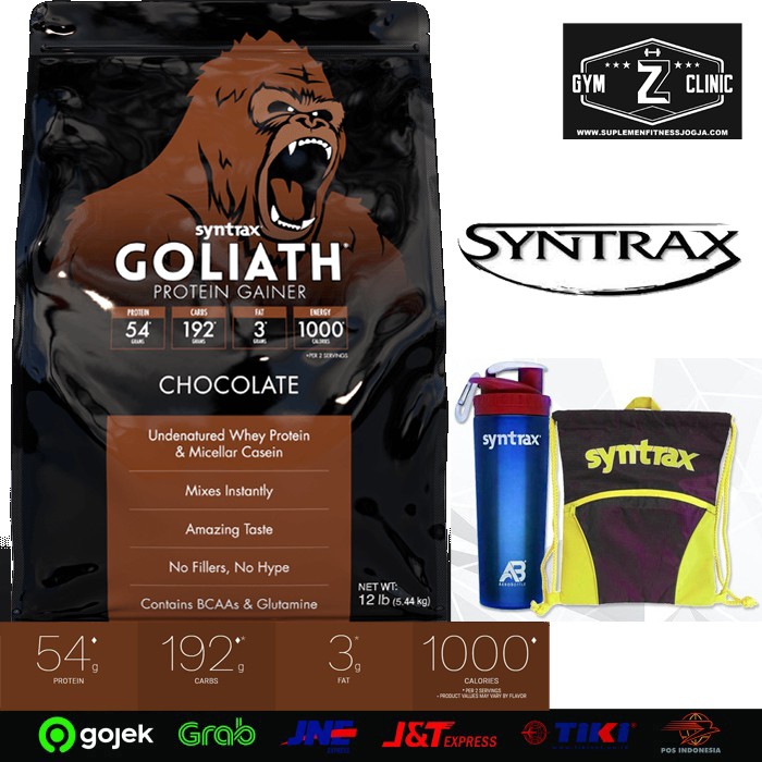 SYNTRAX GOLIATH MASS PROTEIN GAINER 12 LBS