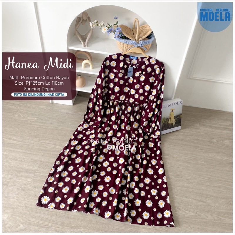 Hanea Midi Dress - By Original Moela