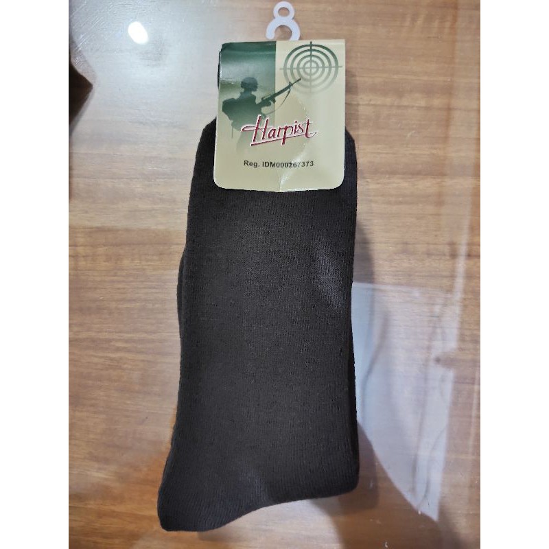 KAOS KAKI PDL HARPIST TEBAL WARNA PDL  PRIA HARPIST ORIGINAL / PASTI ORI READY-Coklat