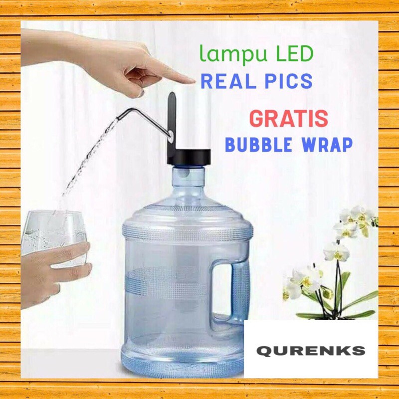 TUMMY OLL Pompa Galon Elektrik Teknologi Canggih Cukup Dengan 1 Klik Untuk Mengeluarkan Air Dispense