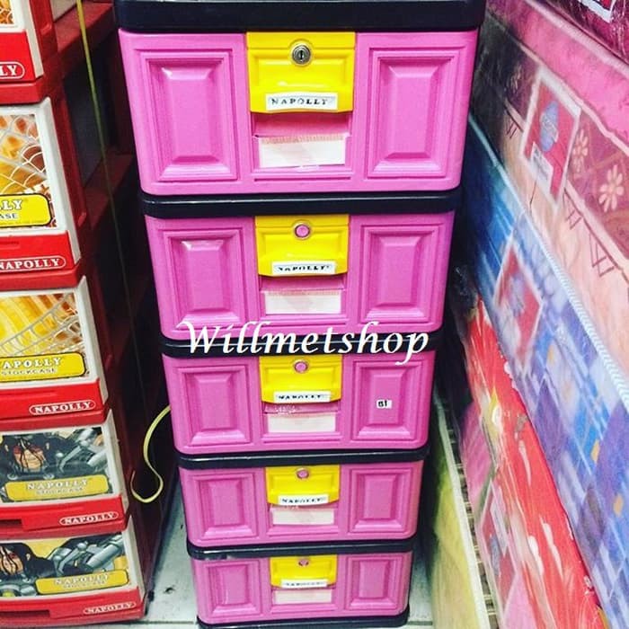 Lemari Plastik Napolly 5 susun 5 laci