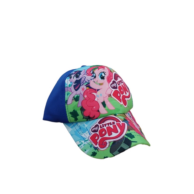 Topi Baseball Anak Print Depan Karakter Avengers / Hello Kitty / Little Pony / Power Rangers Usia 1-8 Tahun