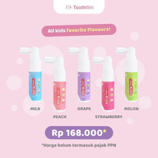 T-Spray Kids Mouth Spray / tspray / toothfilm tooth spray / pelindung gusi dan gigi anak