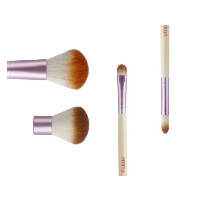 Emina Brush Set - Kuas Make Up isi 4 Pcs