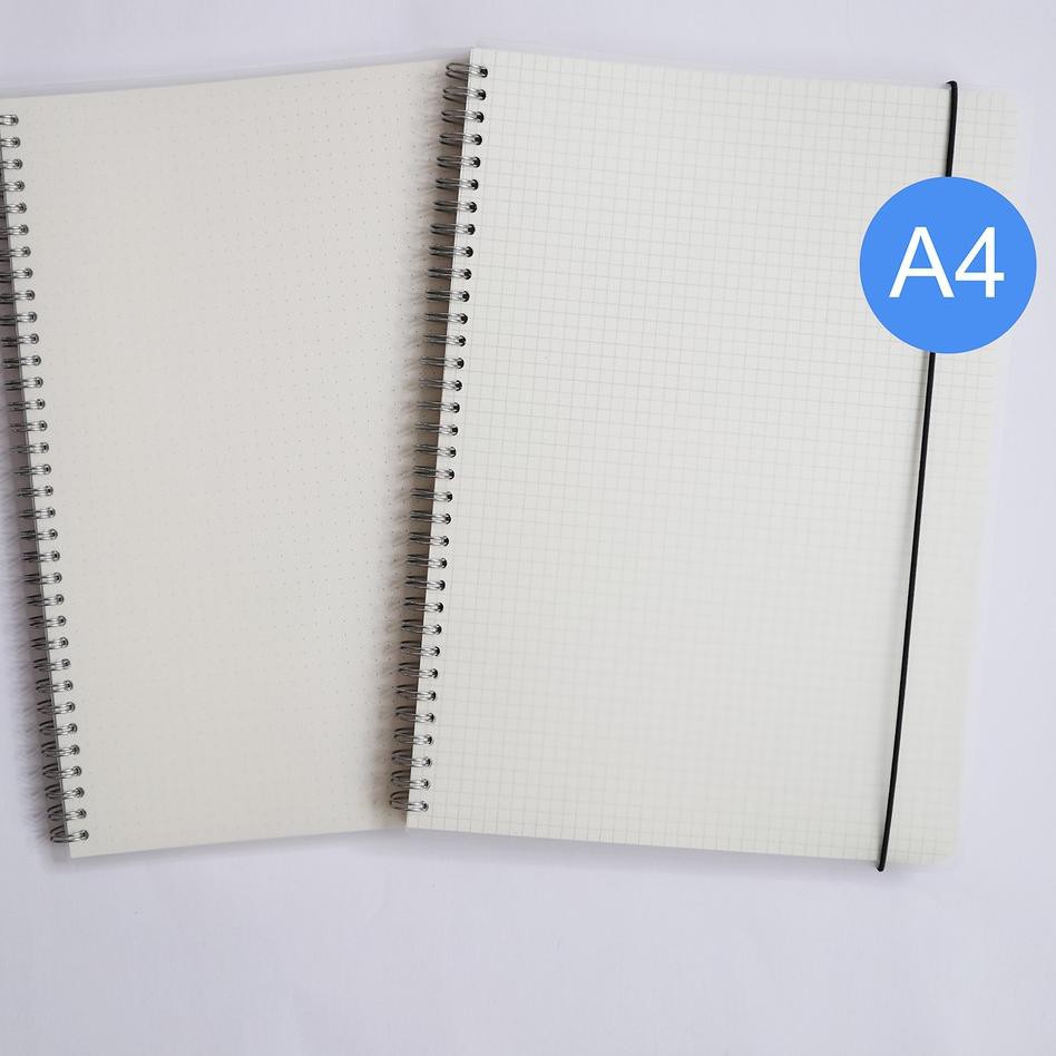 

8DKSP7 Notebook Spiral A4 - Grid/Dotted ♣ (Best Product)