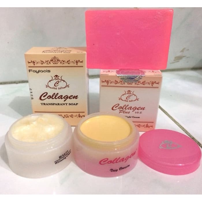 Paket Kumpit Cream Collagen (Cream Sabun Toner Serum)