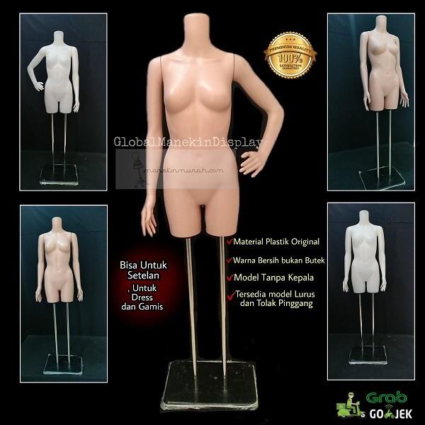 Ready Murah Manekin Wanita Setengah Badan / Manekin Setengah Badan Pakai Tangan