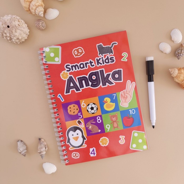 

(TERLARIS) TERLARIS!!! WORKBOOK SMART KIDS BELAJAR ANGKA - BUKU EDUKASI ANAK -