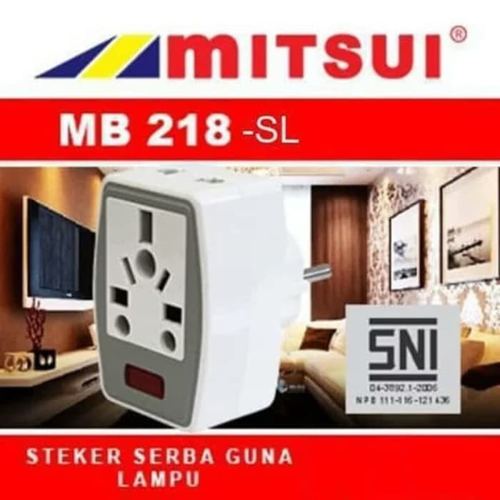 Steker T Serbaguna Lampu MITSUI Venus MB 272 / Colokan T Serbaguna