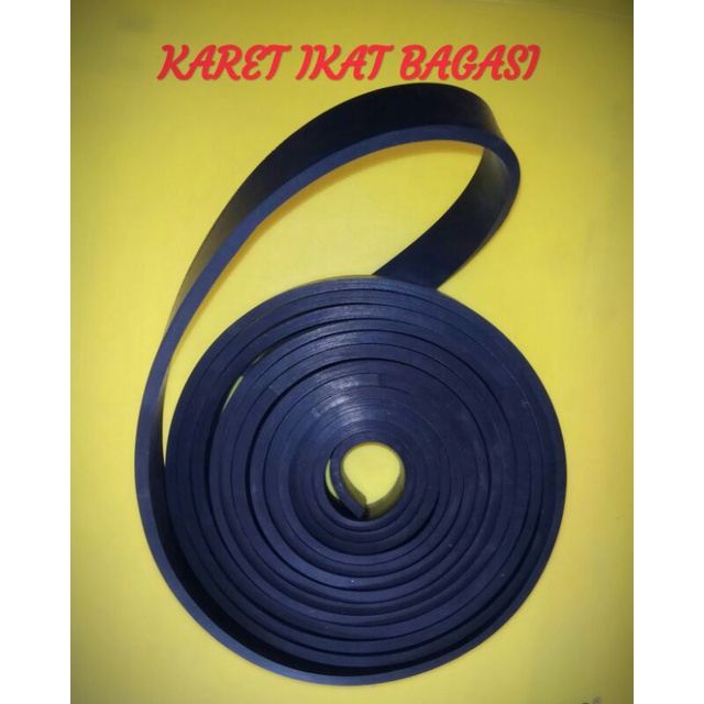 Tali karet ikat barang 3meter ( lebar 1,5 cm x 3mm)