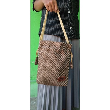 TAS SERUT FULL MULER TAS SELEMPANG WANITA MINI KANVAS 22 x 27 cm