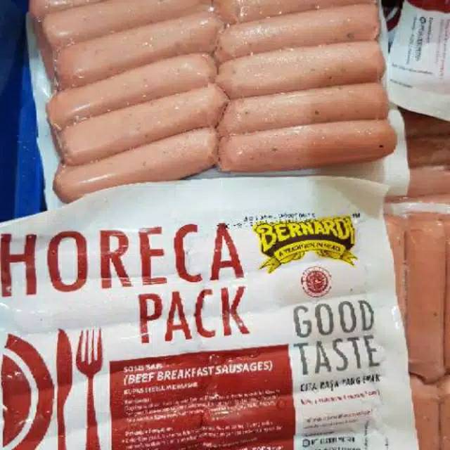 

horeca bernardi Sosis Sapi/ sosis horeca bernardi breakfast 500gr