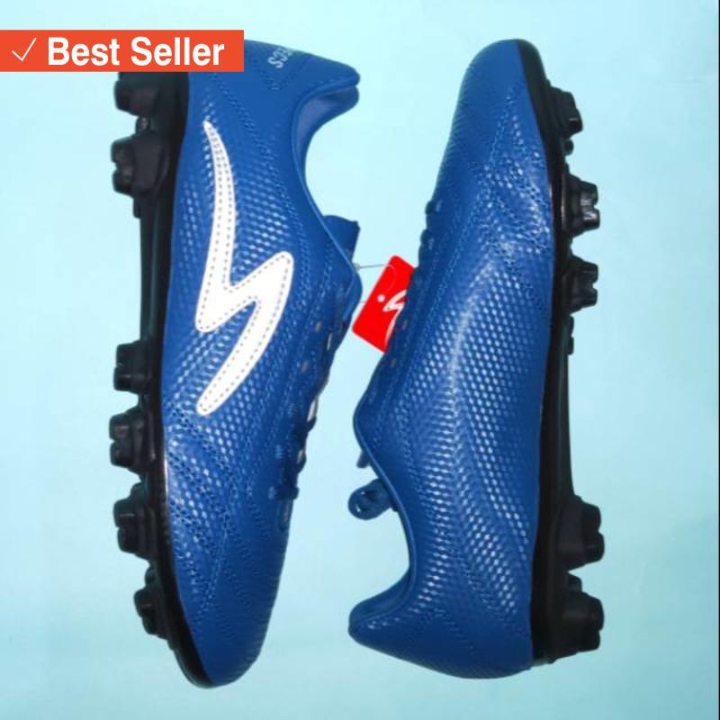 Sepatu Olahraga murah Harga Terjangkau / Sepatu Bola Specs Porto FG (Navy Blue/Silver)