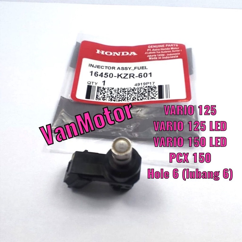 INJEKTOR VARIO 125 VARIO 125 LED VARIO 150 LED PCX 150 Hole 6 (lubang 6) HONDA KZR