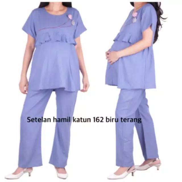 SETELAN CELANA PANJANG  BAJU HAMIL LD 110