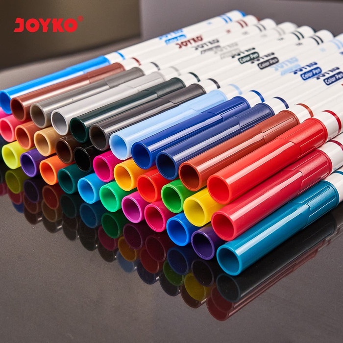 

TULIS-ALAT- COLOR PEN PULPEN PENA WARNA JOYKO CLP-17 36 WARNA COLORS -ALAT-TULIS.
