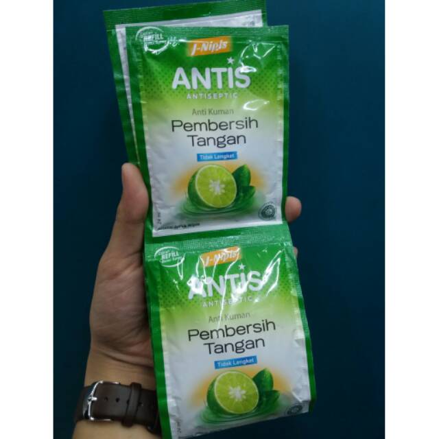 NEW Antis Reffil Spray 1 Renceng isi 12 sachet (1 sachet 24 ML)