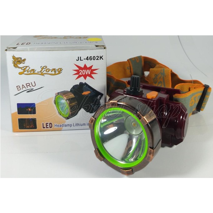 Senter Kepala Jl-4602K LED Kuning