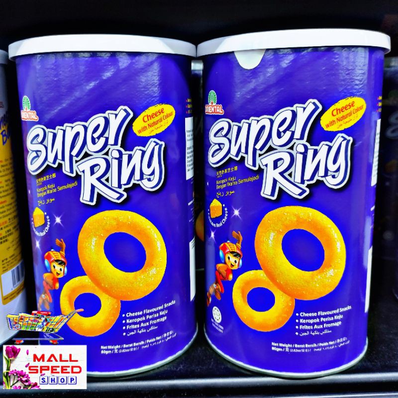 

oriental super ring cheese snack 80gr