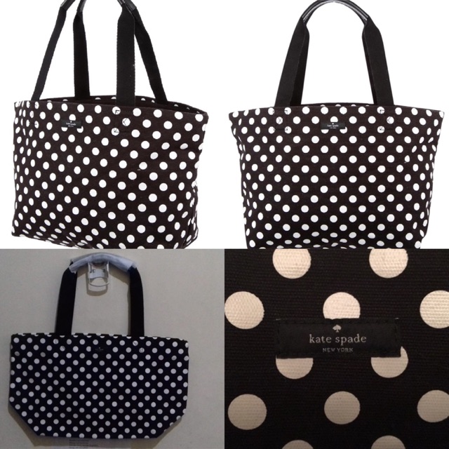 KATE SPADE TOTE BAG POLKADOT