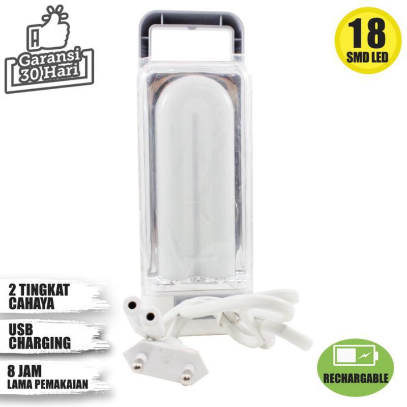 Emergency Lamp Surya SQL L-1830 - Lampu Darurat Flash Light L1830 Led