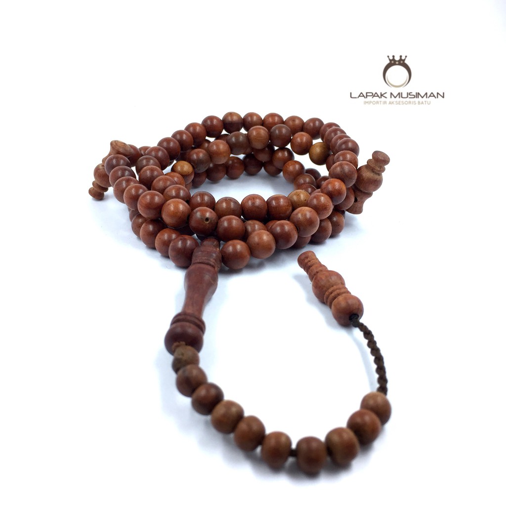 [Bayar di Tempat] TASBIH KAYU NAGASARI 99 BUTIR ASLI