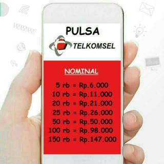 Pulsa Telkomsel 50 100
