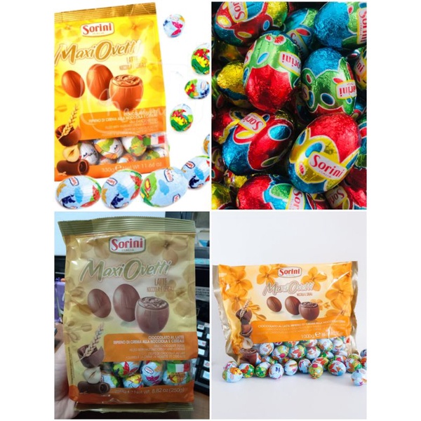 

Perbiji~Sorini MaxiOvetti Minis Milk Chocolate Eggs 11g/biji Product Italy
