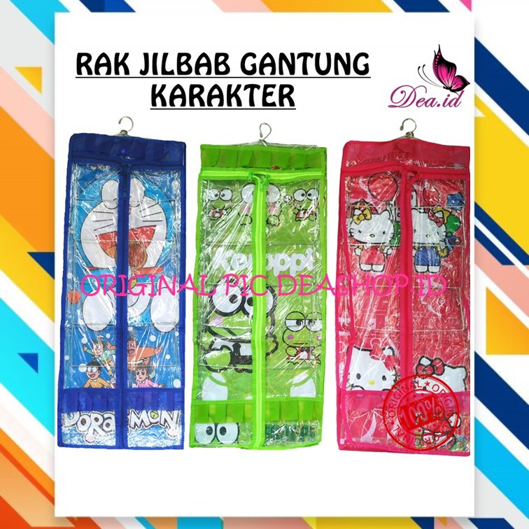 [DEASHOP] [MURAH BERKUALITAS] RAK JILBAB KARAKTER 1 kg isi 8pc