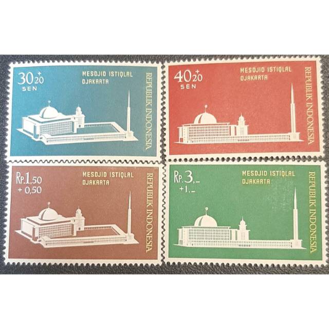 

Set Perangko Mesjid Istiqlal Djakarta