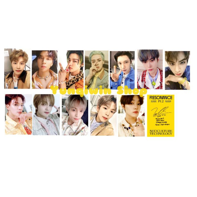 Replika Photocard NCT 2020 Resonance pt 2 departure