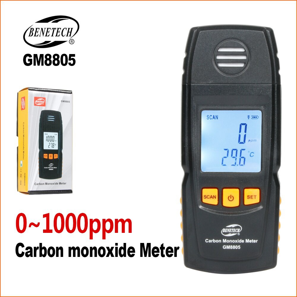 Jual Carbon Monoxide Gas Co Detector Tester Benetech Gm8805 Karbon Monoksida Meter 3133