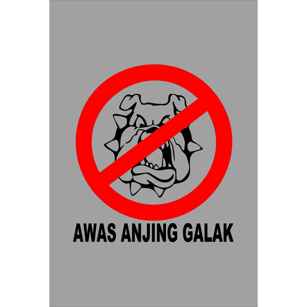 

STICKER/STIKER CUTTING AWAS AN**NG GALAK