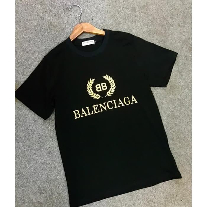 KAOS COMBED 30S BALENCIAGA LOGO BAJU TSHIRT HS-271