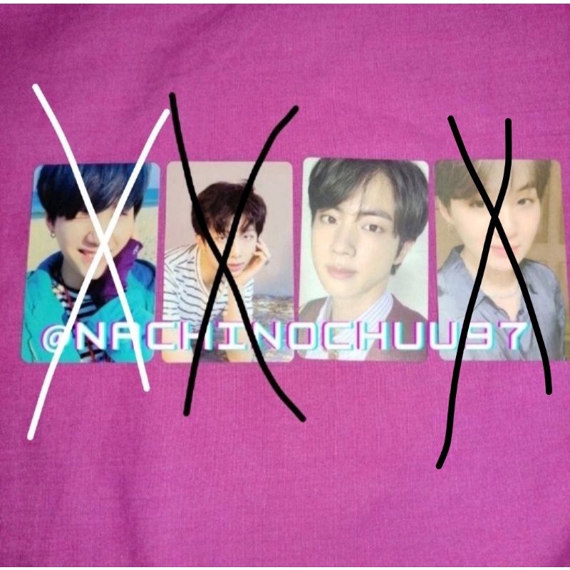 ( OFFICIAL ) BTS PHOTOCARD JIN